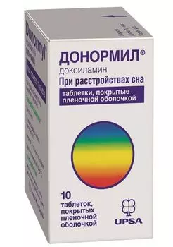 Донормил таблетки п/о плен. 15мг 10шт