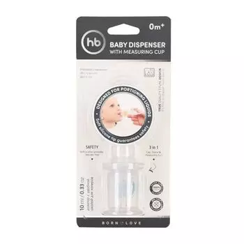 Дозатор с мерным стаканчиком-колпачком Happy Baby/Хэппи Беби