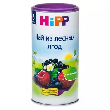 Чай детский лесные ягоды с 6 мес. HiPP/Хипп 200г