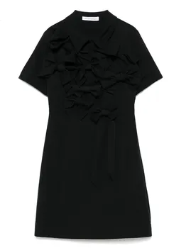 Платье мини с бантом Viktor & Rolf, черный
