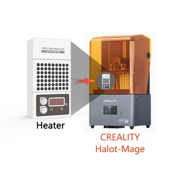 Мини-нагреватель для 3D-принтера Creality Halot Mage, контроллер температуры для 3D-принтера из смолы