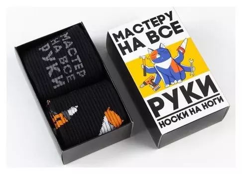 Набор мужских носков "Мастер" 2 пары, р. 41-44 (27-29 см)