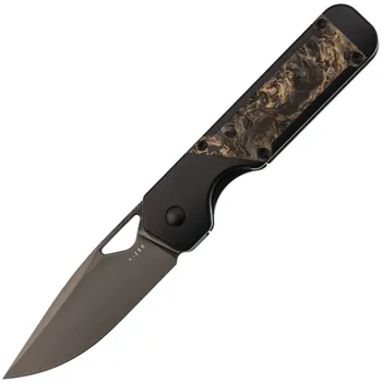 Складной нож Kizer Militaw, сталь S45VN, рукоять титан/карбон