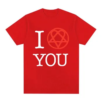 Кен Карсон I Love You Destroy Lonely Heartagram Opium Футболка с графическим принтом Мужчины Женщины Повседневные уютные хлопковые футболки с короткими рукавами XXL
