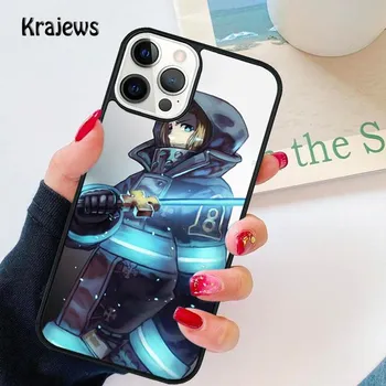 Мягкий чехол для телефона Anime Fire Force Shinra Kusakabe для iPhone 14 5 SE 2020 6s 7 8 plus X XR XS 11 12 13 mini pro max coque iPhone 6plus