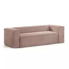 Диван трехместный blok (la forma) розовый 240x69x100 см.