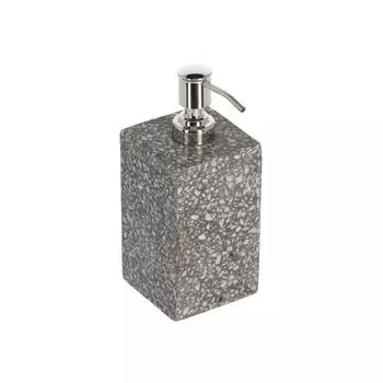 Дозатор для мыла aixa (la forma) серый 8x18x8 см.