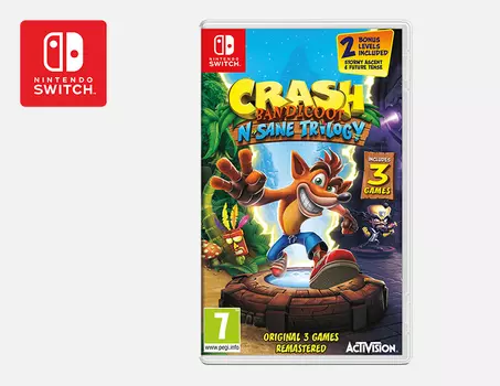 Crash Bandicoot N. Sane Trilogy - Includes 2 Bonus Levels (Nintendo Switch)