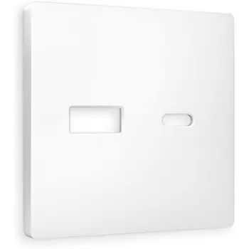 Лицевая панель Ambrella Volt ALFA (Белый матовый) для розетки 2USB A+C QUANT AP1310