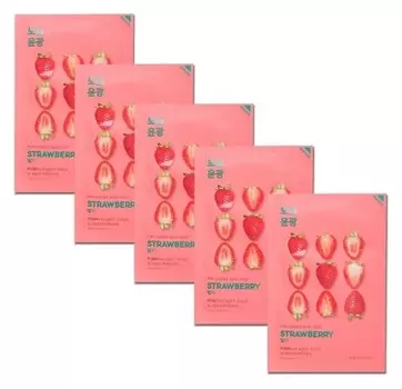 Набор из тканевых масок для лица Pure Essence Mask Sheet Strawberry