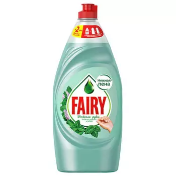 Средство для мытья посуды Fairy 900мл нежные руки чайное дерево и мята