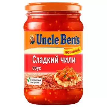 Соус анкл бенс 210 г сладкий чили ст/б