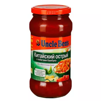 Соус анкл бенс 500г китайский острый