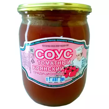 Соус Брянский 500г томатный фирменный ст/б