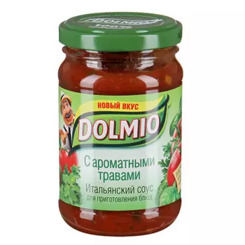 Соус Dolmio 210г с ароматными травами ст/б