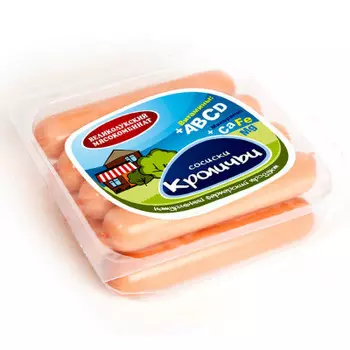 Сосиски кроличьи 330г великолукский м-т