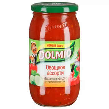 Соус долмио 500 г овощное ассорти ст/б