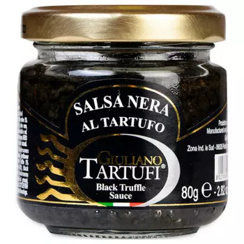 Соус Giuliano Tartufi 80г грибной трюфельный с чернилами каракатицы ст/б