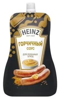 Соус хайнц 200 г горчичный дой-пак
