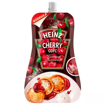 Соус Heinz 230г сладкий вишня дой-пак