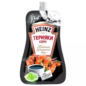 Соус хайнц 230 г терияки дой-пак
