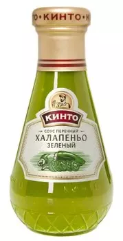 Соус кинто 195 г перечный халапенью зеленый ст/б