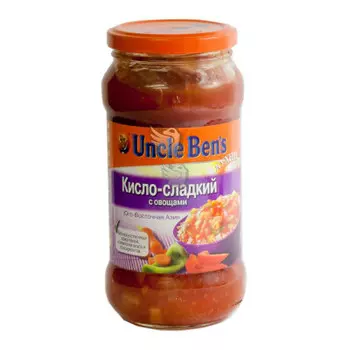 Соус кисло-сладкий Uncle Bens с овощами 350г