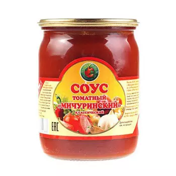 Соус томатный мичуринский 500г ст/б