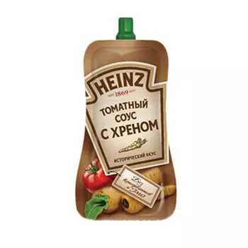 Соус томатный с хреном Heinz 230г Doy-Pack
