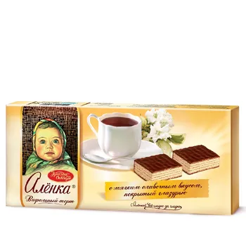 Торт Алёнка вафельный, Красный Октябрь, 250 гр.
