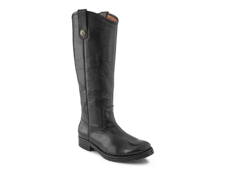 Ботинки Frye Melissa Button Lug Tall, черные