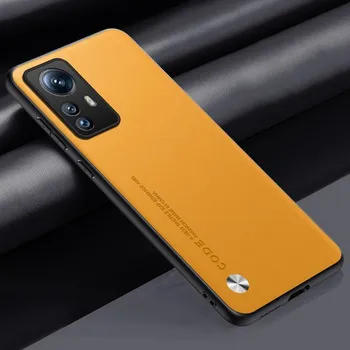 Роскошный чехол из искусственной кожи для Xiaomi Redmi Note 12S, задняя крышка, силиконовый чехол для телефона с полной защитой для Redmi Note 12S 4G Note12S For Redmi Note 12S чёрный