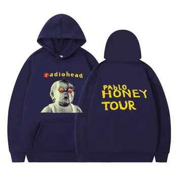 Винтажная редкость!! Radiohead Pablo Honey Tour, музыкальный альбом с принтом, винтажный свитшот унисекс в стиле хип-хоп, пуловер, спортивный костюм унисекс 2XL