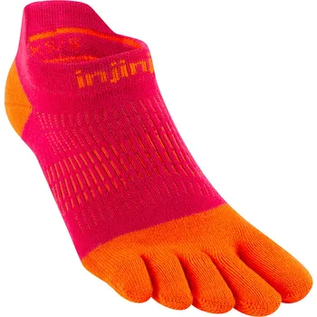 Легкие женские носки-неявки для бега Injinji, красный