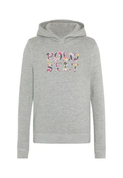 Худи с цветочным логотипом POLO SYLT, цвет Neutral Gray Melange