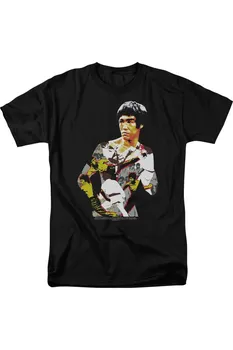Футболка с коротким рукавом для взрослых Bruce Lee Body Of Action Gildan, черный