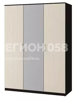 Трехстворчатый шкаф Зиля ЛДСП ЗШ-03 с зеркалом (Регион 058)