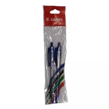 Ручка гелевая Gel Pen LUXOR цвет синий 2 шт