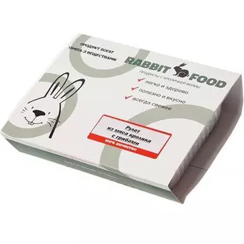 Рулет из мяса кролика Rabbit food с грибами замороженный 700 гр