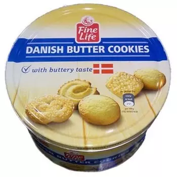 Печенье "Danish butter cookies" ж/б 1000гр (1шт.)