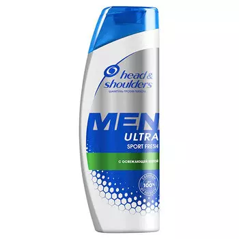 Шампунь Head &amp; Shoulders Men Ultra Sport Fresh с мятой 400 мл.