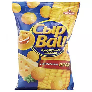 Шарики кукурузные Сыр Ball со вкусом сыра 140 гр
