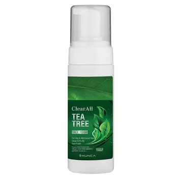 Пена для умывания Hunca Clear All с маслом чайного дерева 150 мл