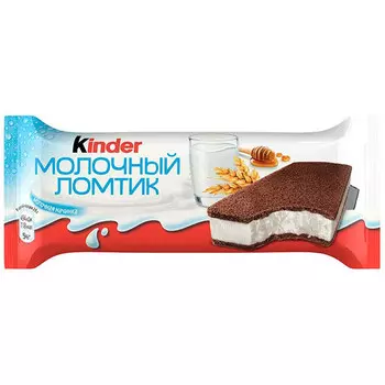 Пирожное бисквитное Kinder Pingui молочный ломтик 28 гр