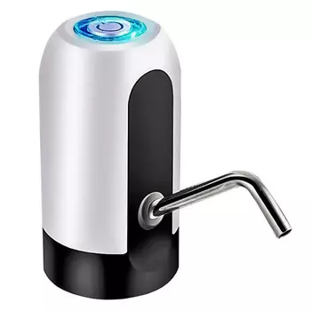 Помпа Aqua Work H-RP14 на аккумуляторе от USB, белая для 19л бутылей