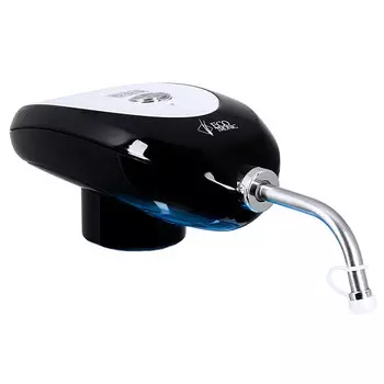 Помпа Ecotronic PLR-300 белая с чёрным электрическая на аккумуляторе с адаптером 220V для 19л бутылей