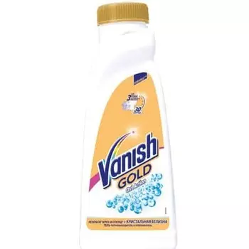 Пятновыводитель + отбеливатель Vanish Oxi Gold Action кристальная белизна (гель) 1л (1 шт)