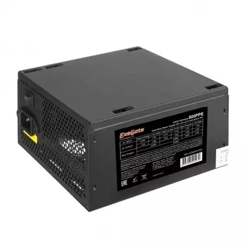 Блок питания ExeGate 500W ATX-500PPE (EX260641RUS) Black
