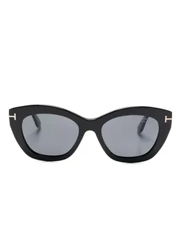 Солнцезащитные очки «кошачий глаз» TOM FORD Eyewear, черный