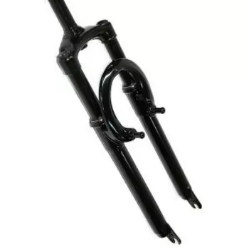 Вилка велосипедная EASING ES 225-1, 24"*1", V-brake, резьбовая, пружина, стальная, черная, ES 225-1